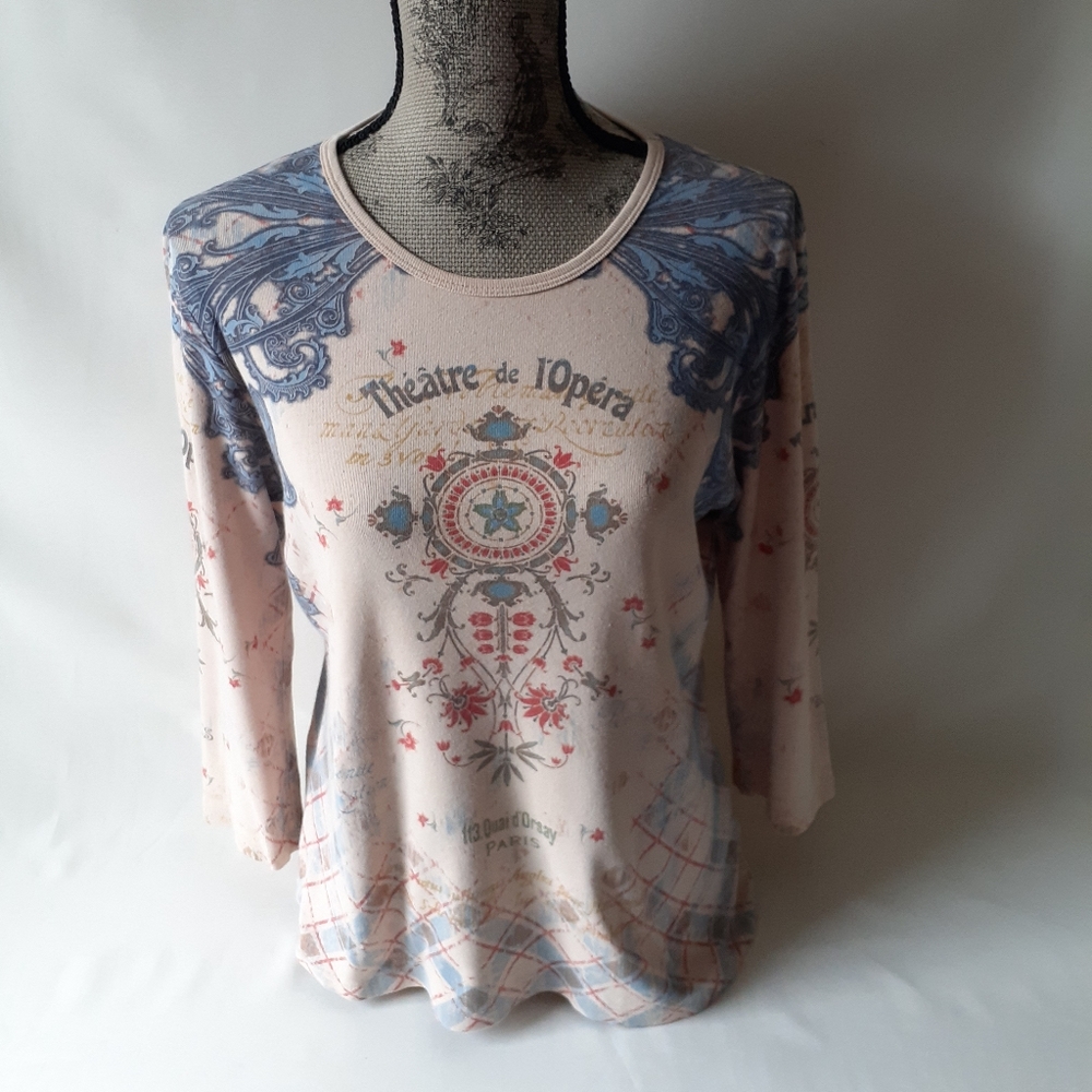 Gotcha Covered women's decorative print top
